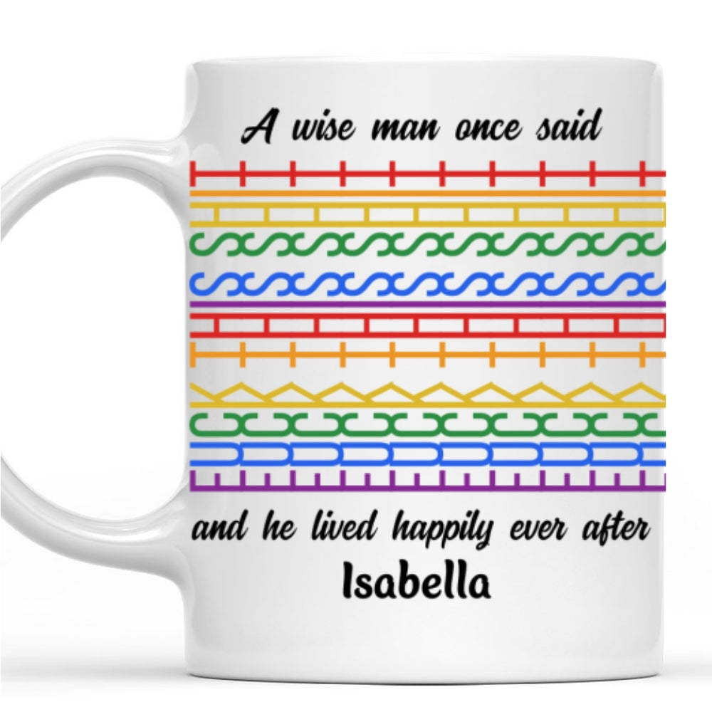 Peace Out Crap Stays Behind - Personalized Custom Coffee Mug