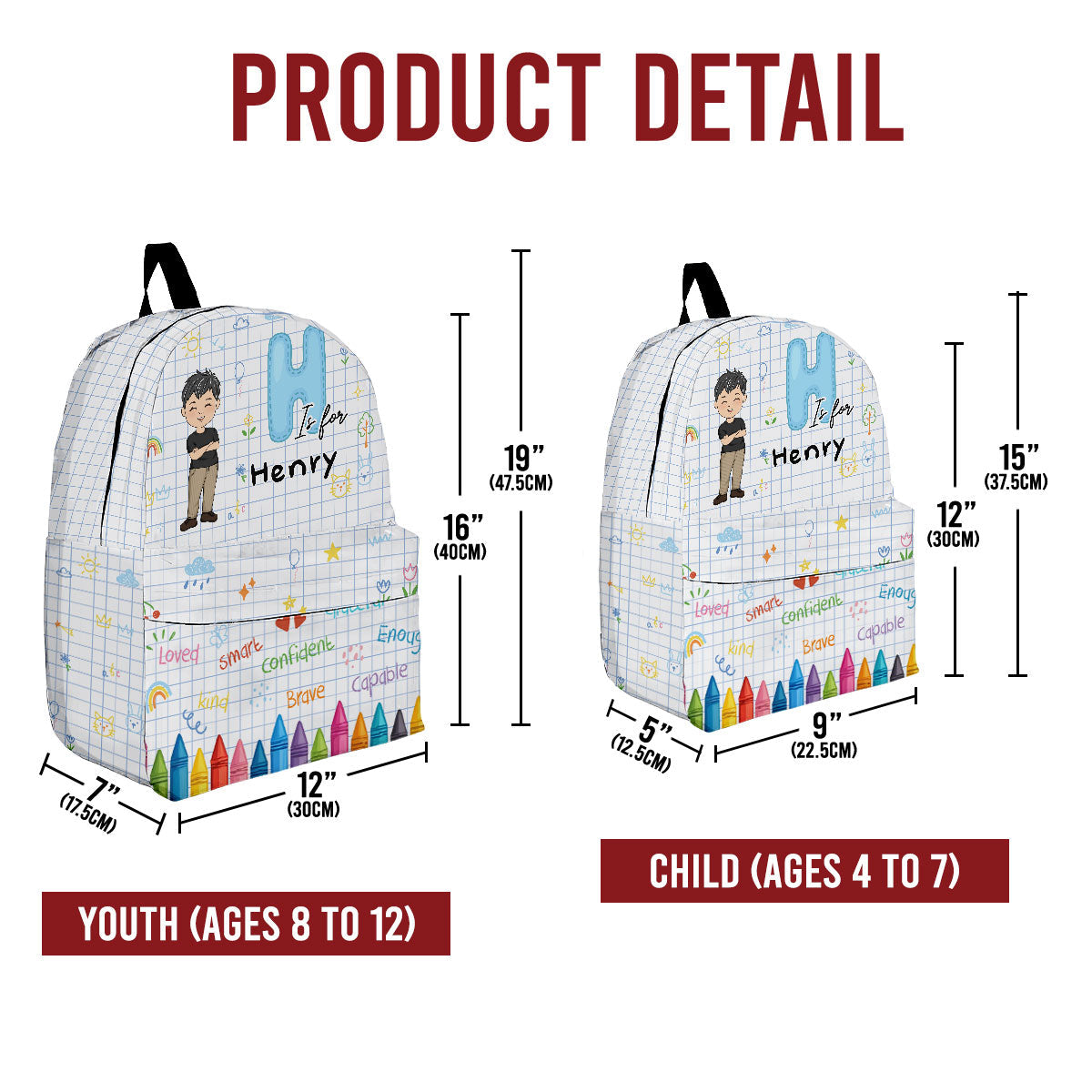 Back To School - Personalized Custom Backpack