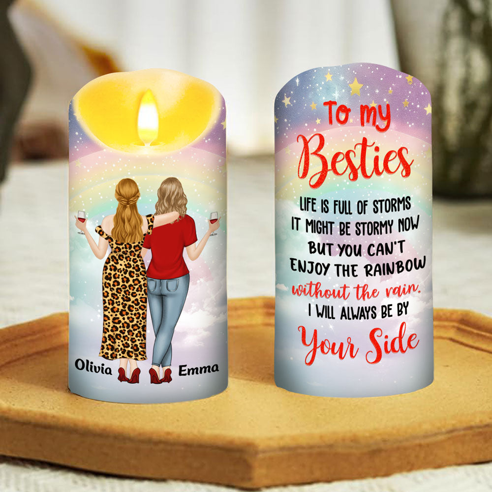 By Your Side - Personalized Custom LED Candle