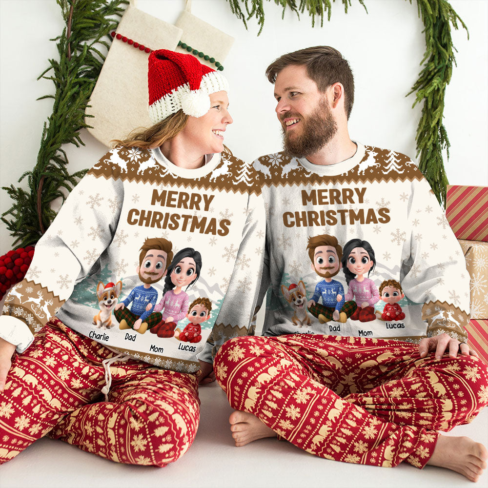 As A Family Now Onwards - Personalized Custom All-Over-Print Sweatshirt