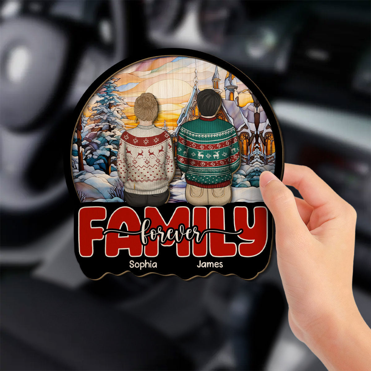 Endless Love - Personalized Custom Car Visor Clip