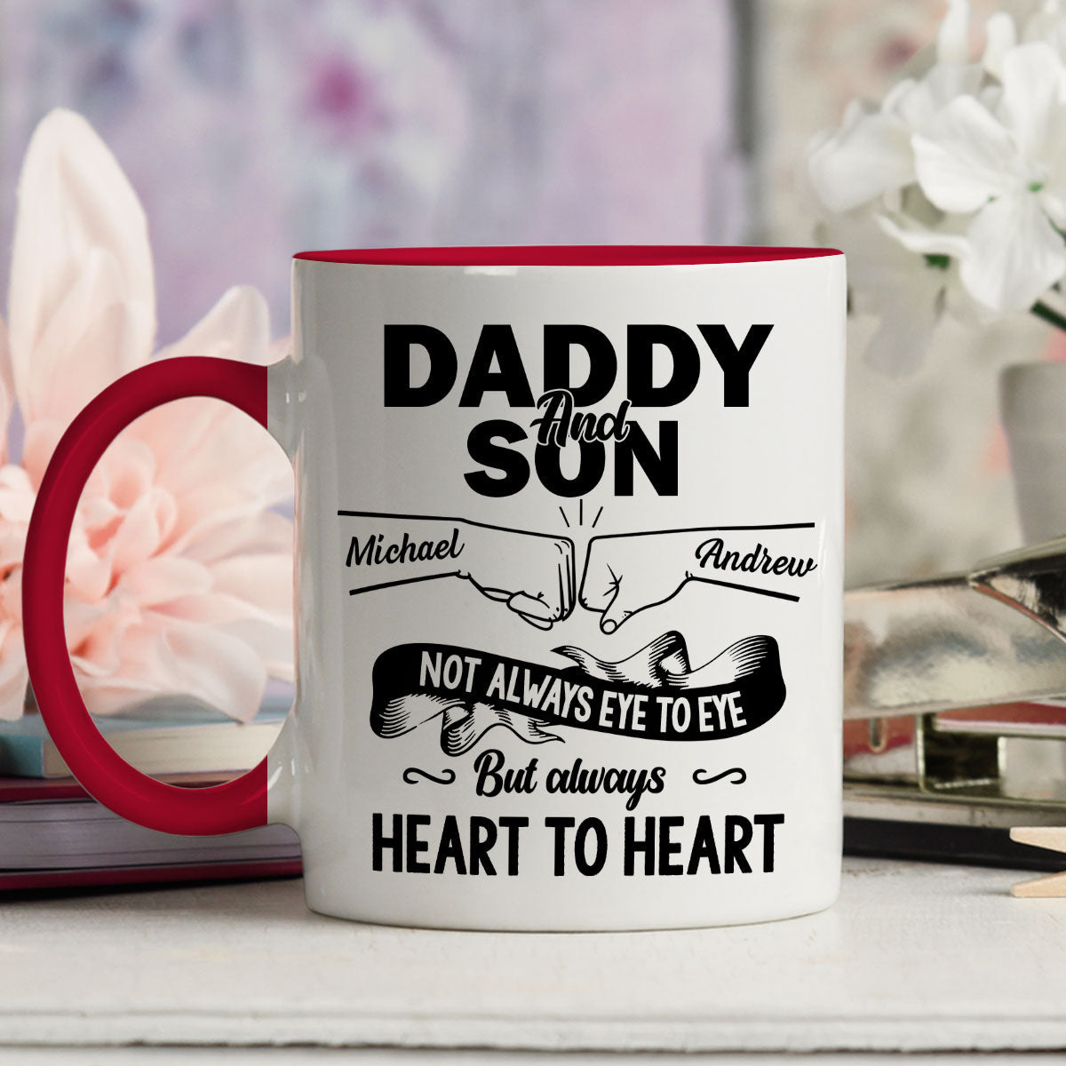 You Are The Best - Personalized Custom Accent Mug