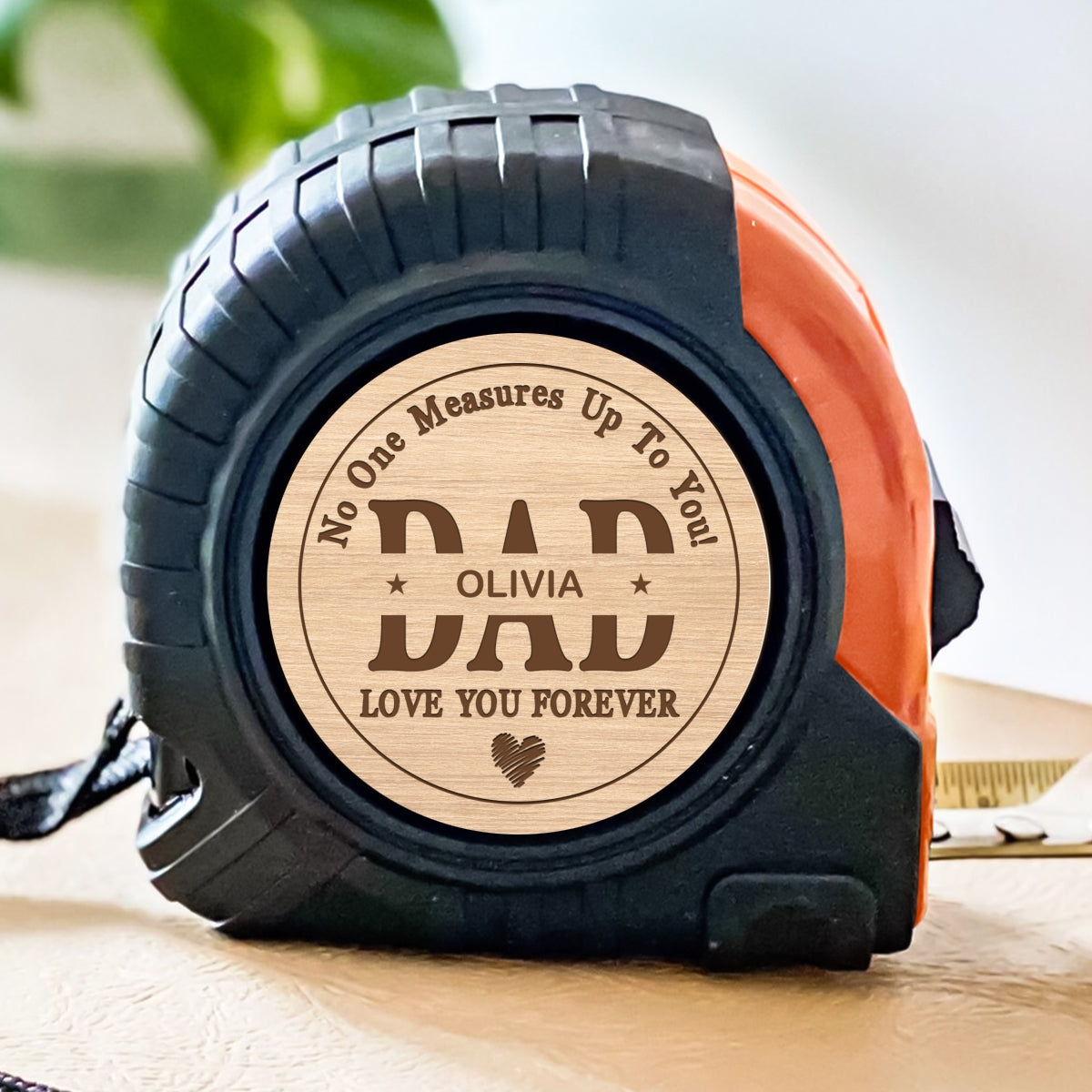 Up To You Dad - Personalized Custom Tape Measure