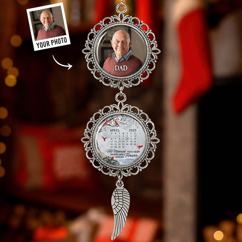 The Moment Your Heart Stopped - Personalized Custom Charming Ornament