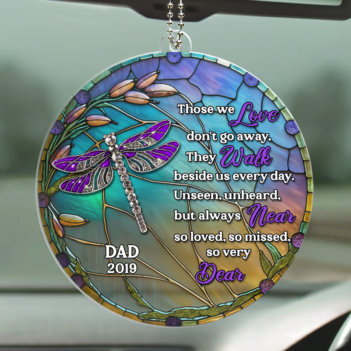 Unseen Unheard But Always Near - Personalized Custom Car Ornament
