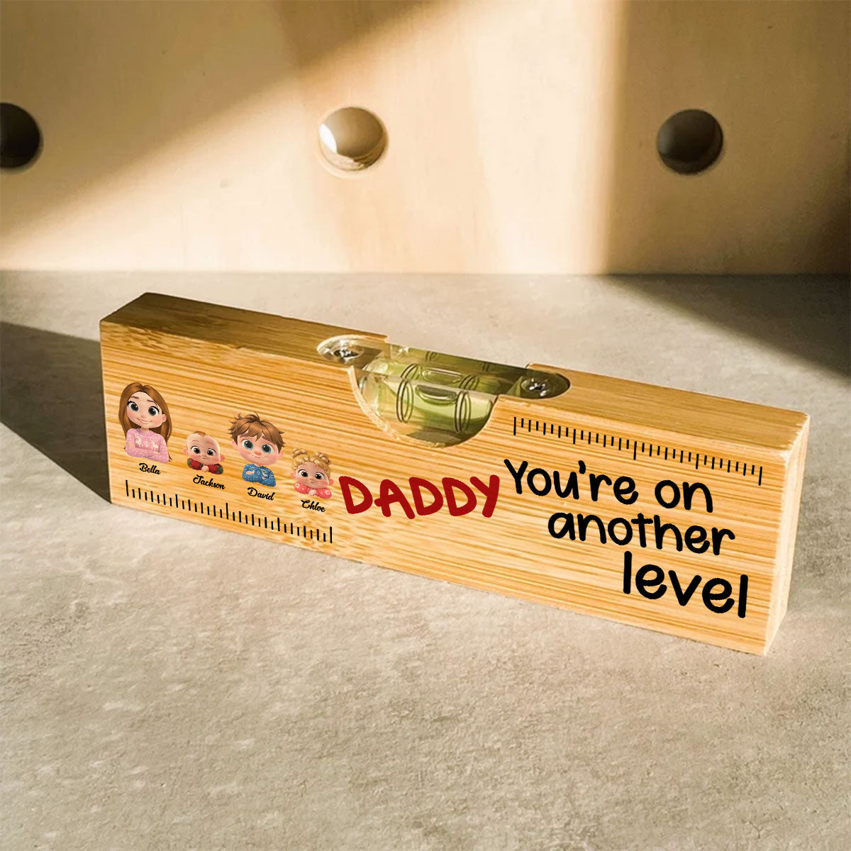 You Are On Another Level Christmas - Personalized Custom Wooden Spirit Level Bottle Opener