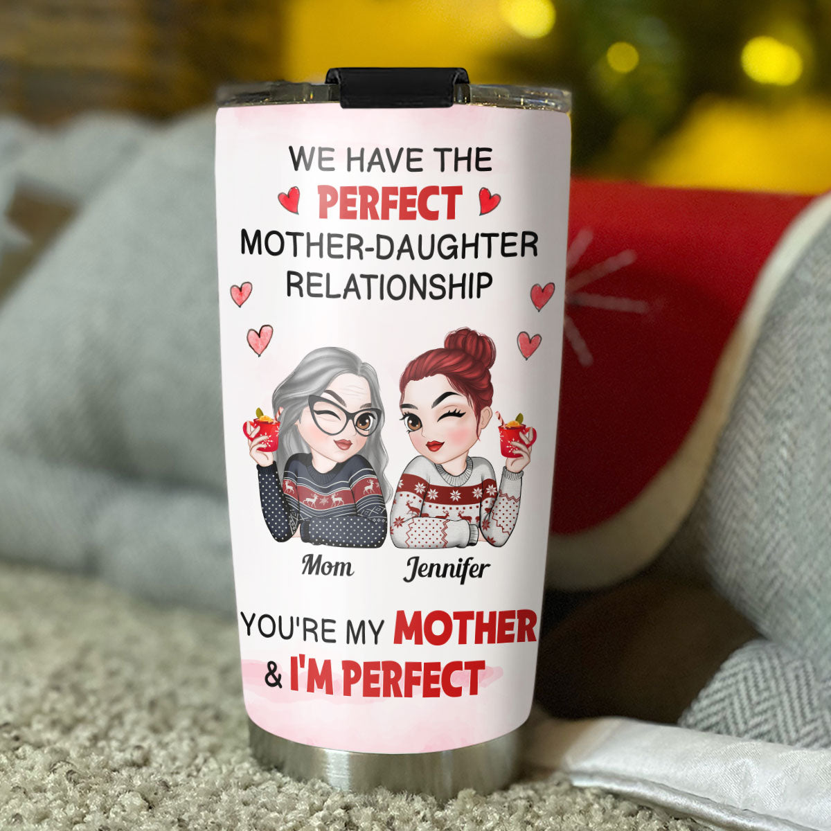 Perfect Relationship - Personalized Custom Tumbler