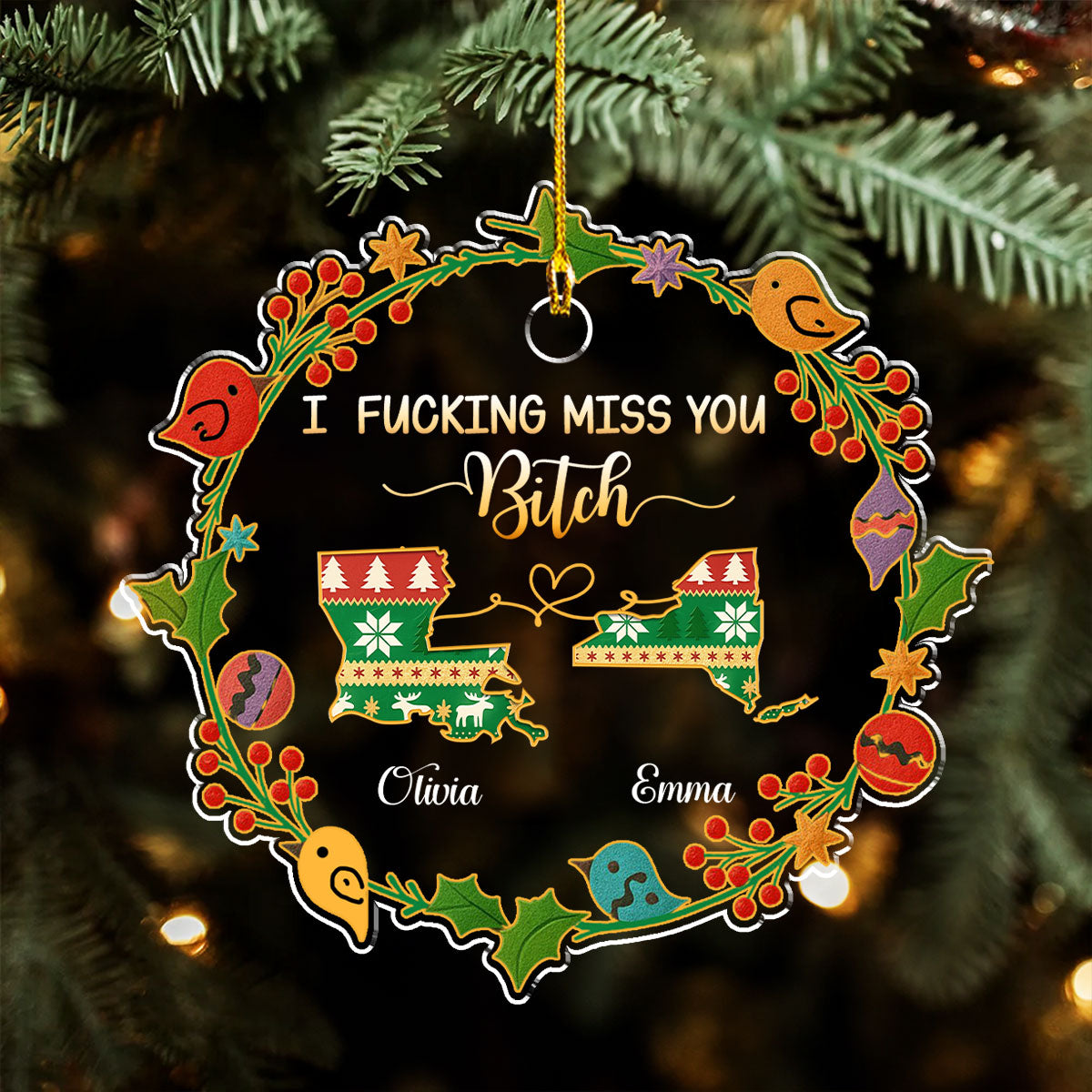 Have A Merry Christmas  - Personalized Custom Acrylic Ornament