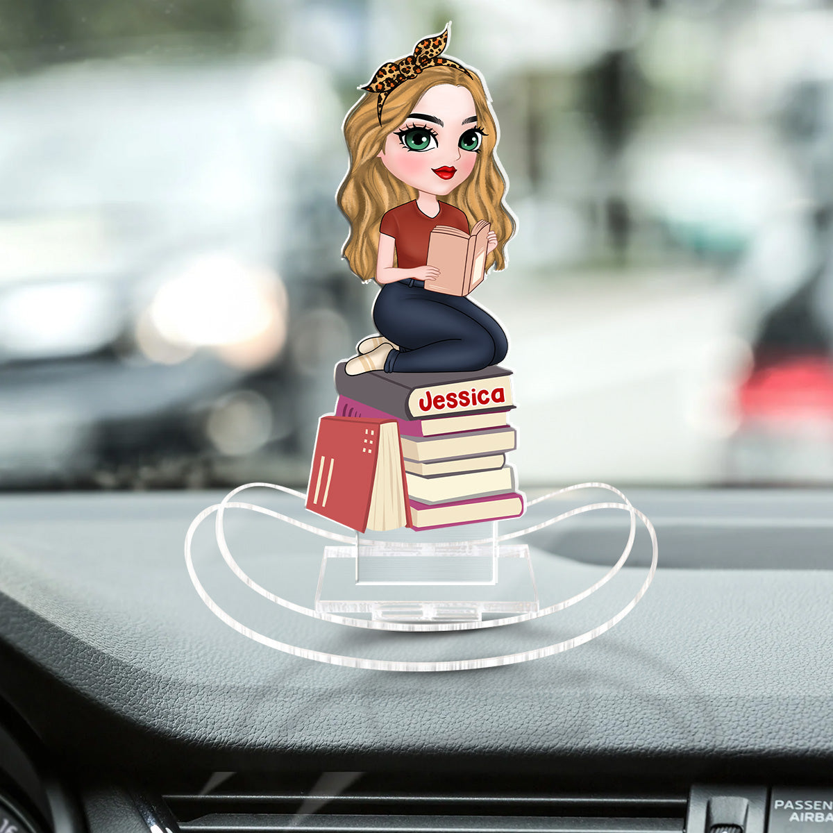 I Am A Book Lover - Personalized Custom Acrylic Shaking Stand