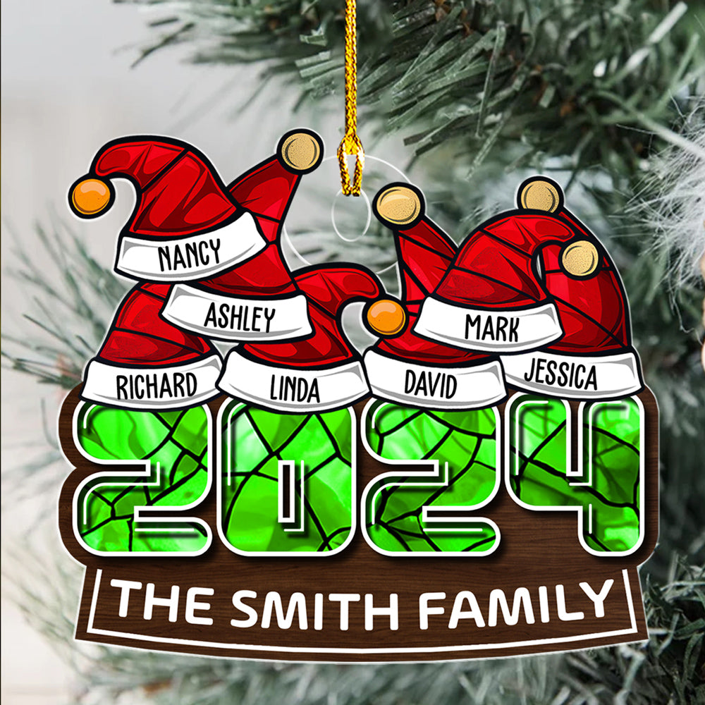 We Wish You A Merry Christmas - Personalized Custom Acrylic Ornament