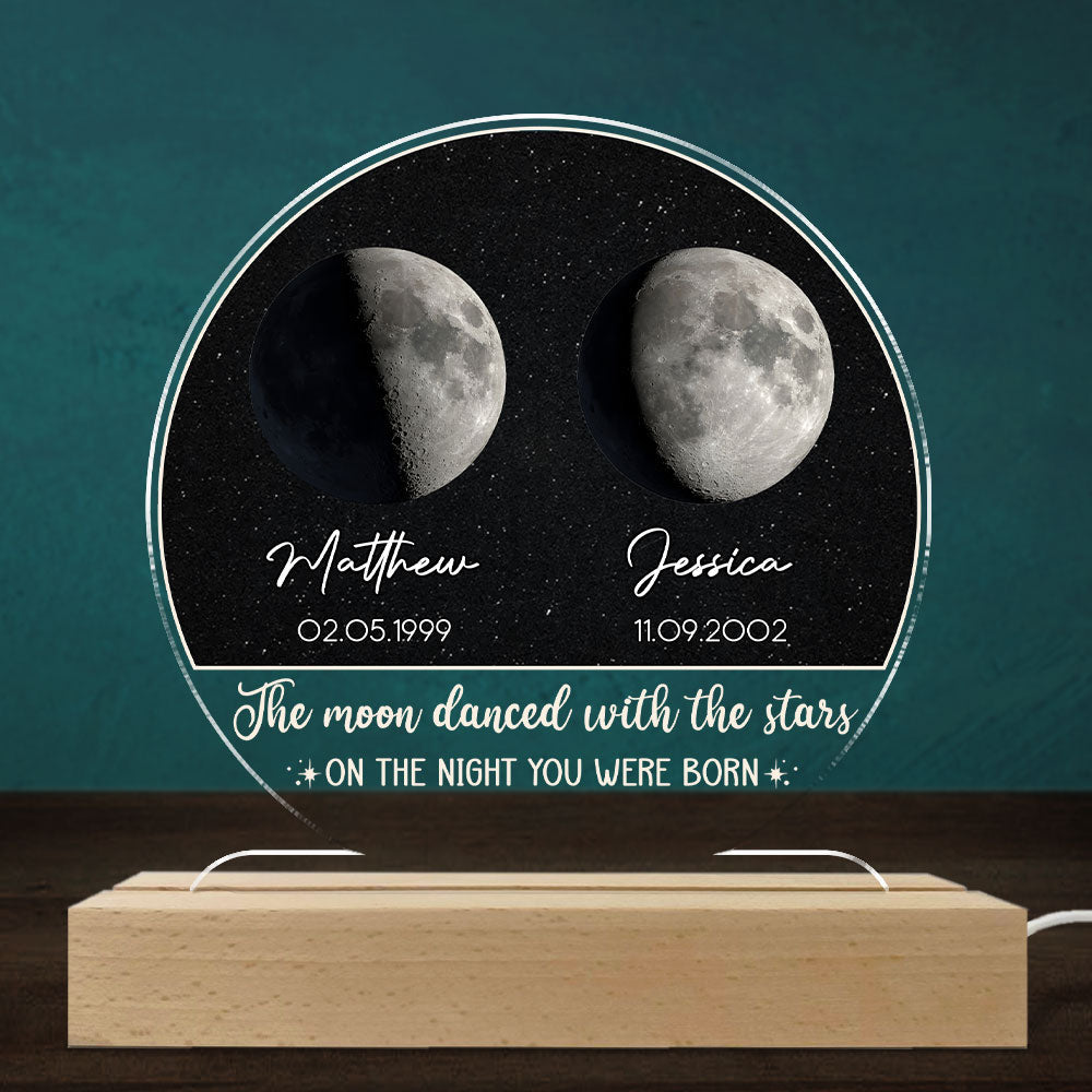 The Night Shined For You - Personalized Custom LED Light