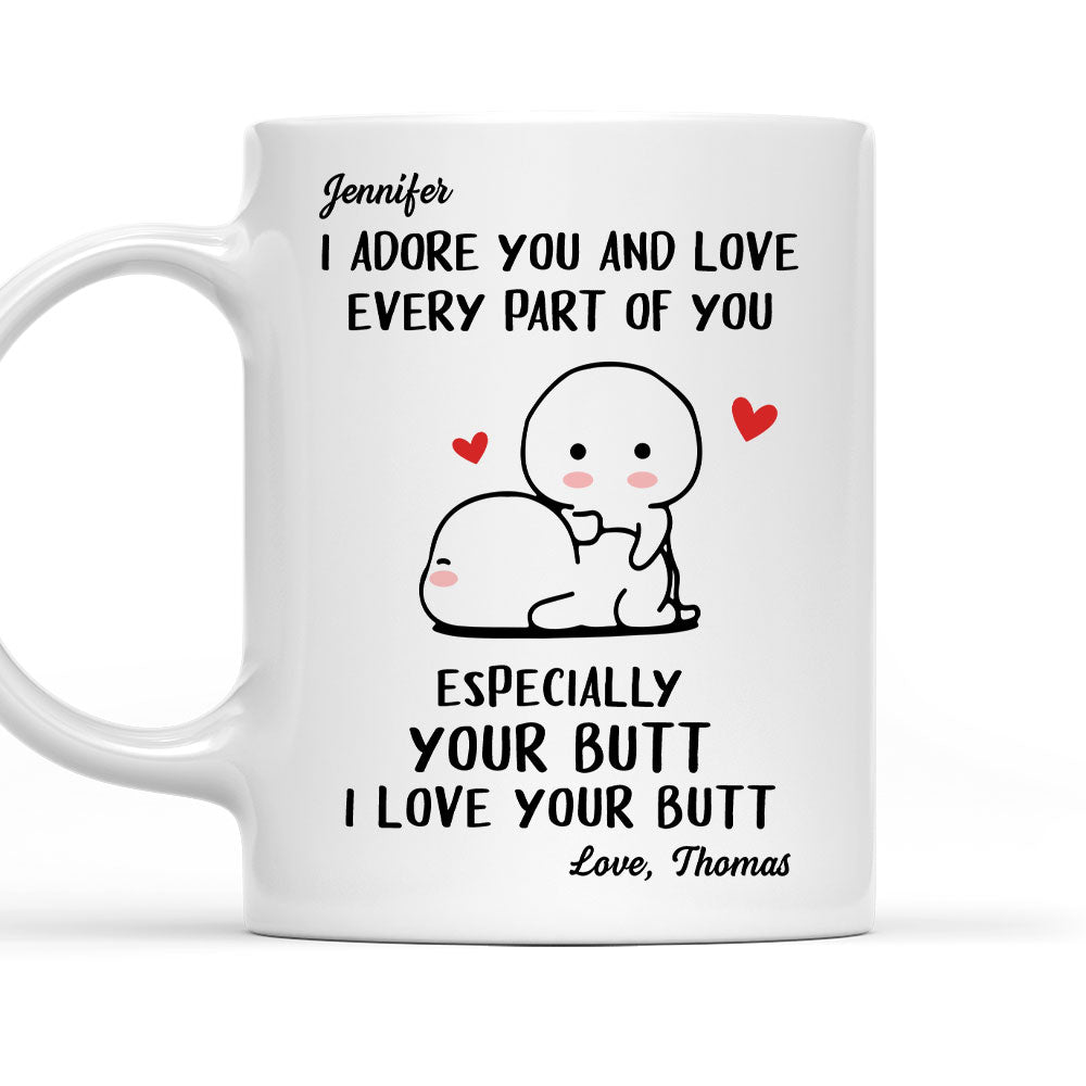 I Adore You - Personalized Custom Coffee Mug