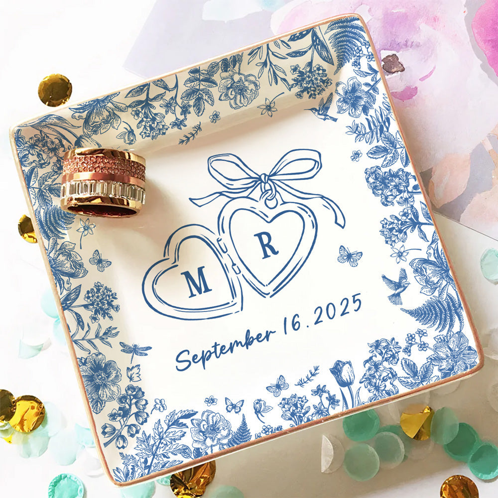 Locked Ring - Personalized Custom Jewelry Dish