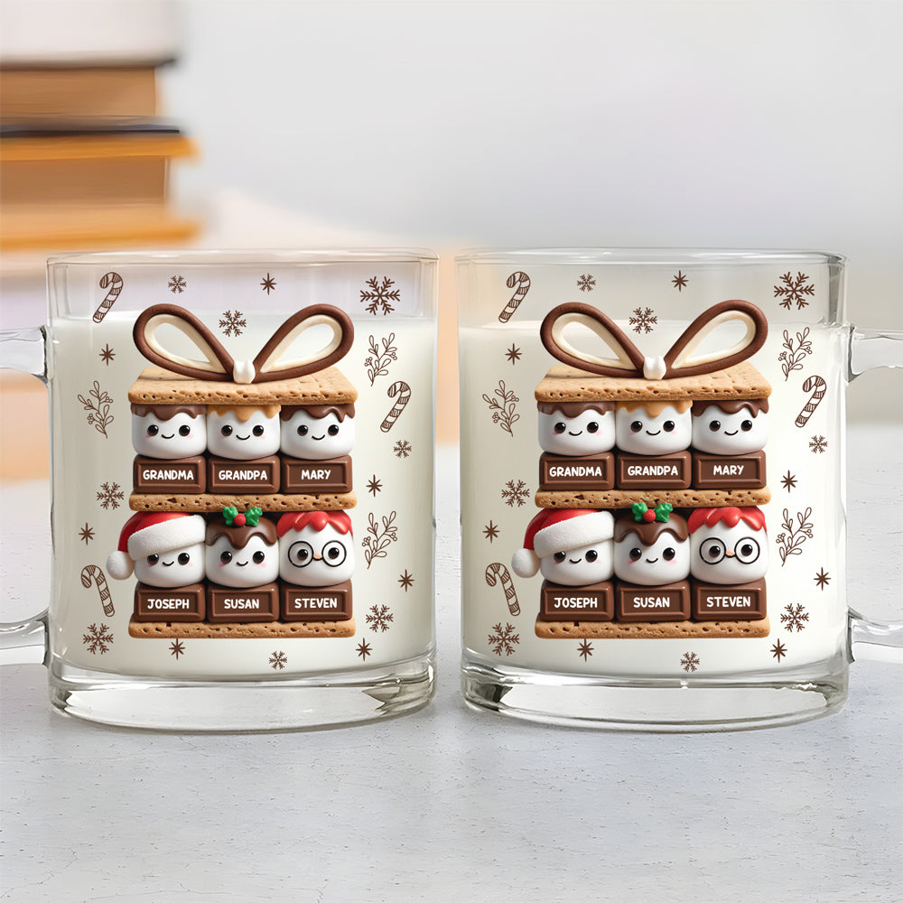 Happy Smores - Personalized Custom Glass Mug