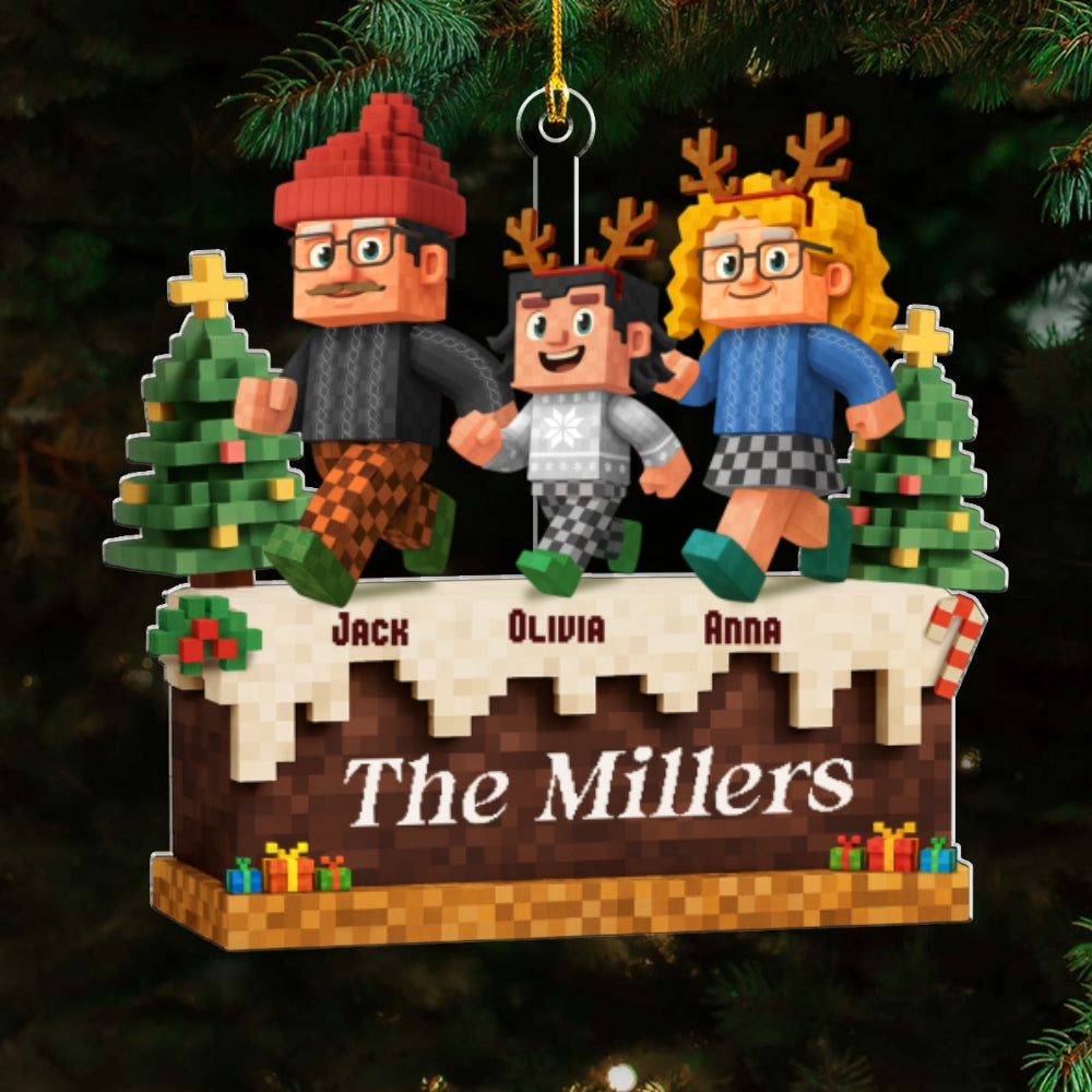 You Me And Our Children - Personalized Custom Acrylic Ornament