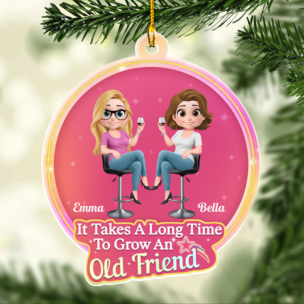 My Best Besties - Personalized Custom Acrylic Ornament