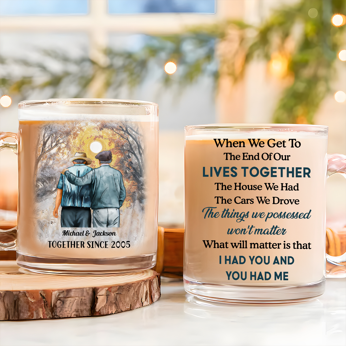 You Had Me - Personalized Custom Glass Mug