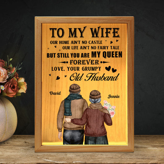 My Queen Forever - Personalized Custom Frame Light Box