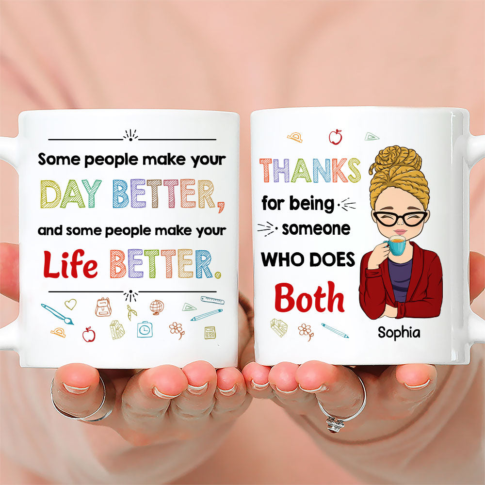 Your Lessons Shape Futures - Personalized Custom Coffee Mug