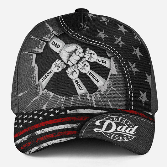 Fist Bump For Daddy - Personalized Custom Classic Cap