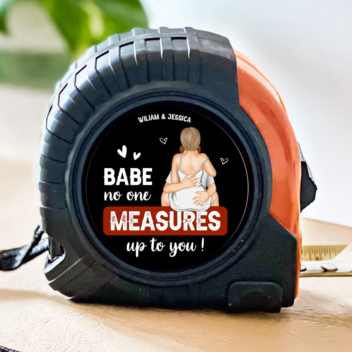 No One Measures - Personalized Custom Tape Measure