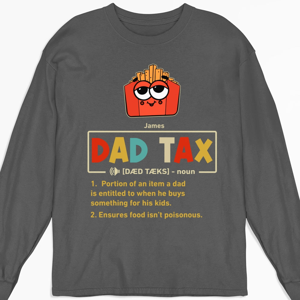Taste Test Approved By Dad - Personalized Custom Shirt