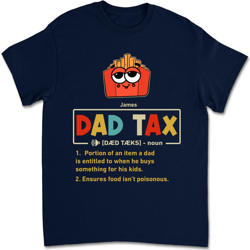 Taste Test Approved By Dad - Personalized Custom Shirt