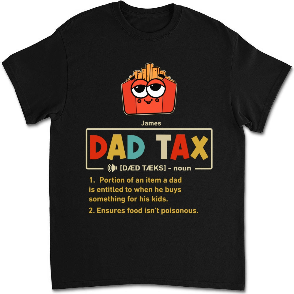 Taste Test Approved By Dad - Personalized Custom Shirt