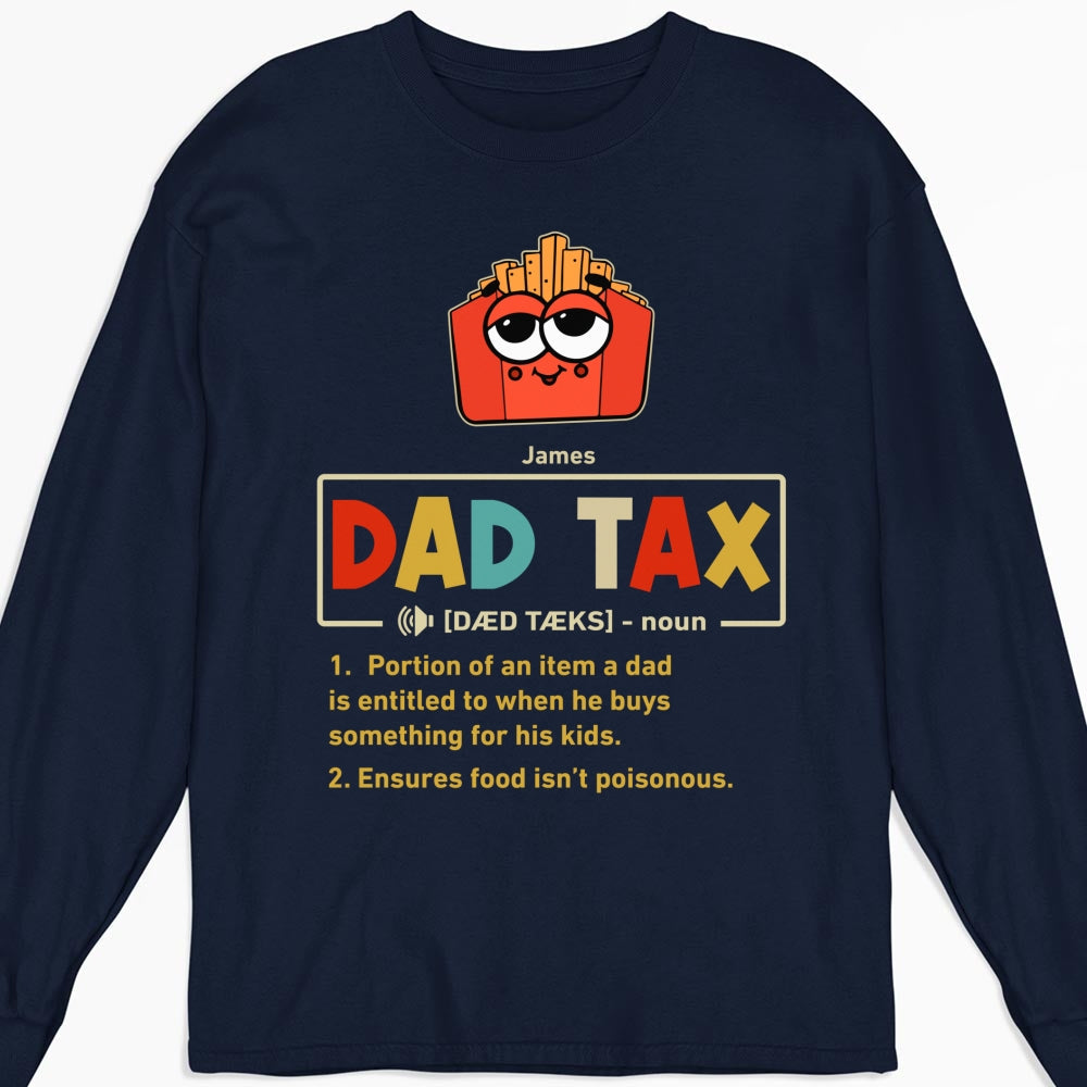 Taste Test Approved By Dad - Personalized Custom Shirt