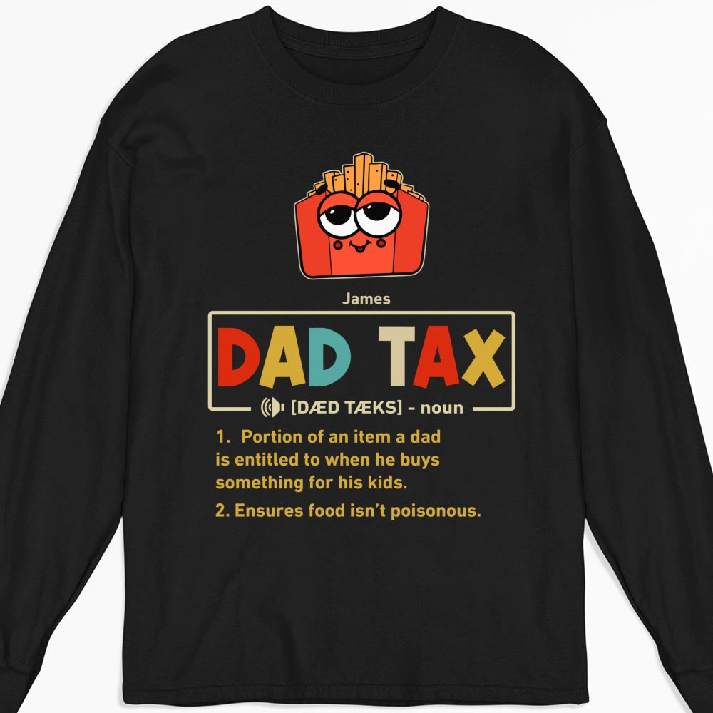 Taste Test Approved By Dad - Personalized Custom Shirt