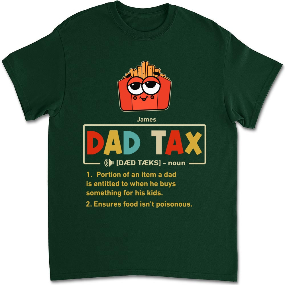 Taste Test Approved By Dad - Personalized Custom Shirt
