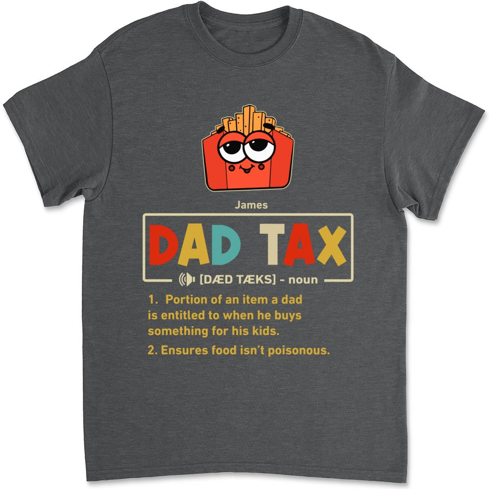 Taste Test Approved By Dad - Personalized Custom Shirt