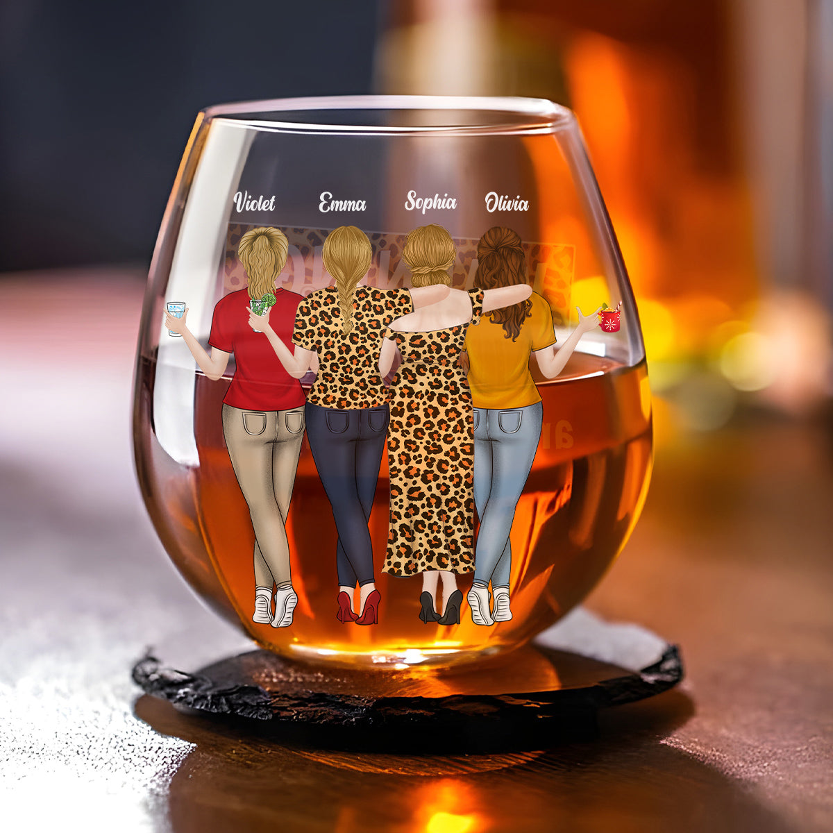 The Girls Are Drinking Again 2024 - Personalized Custom Wine Glass