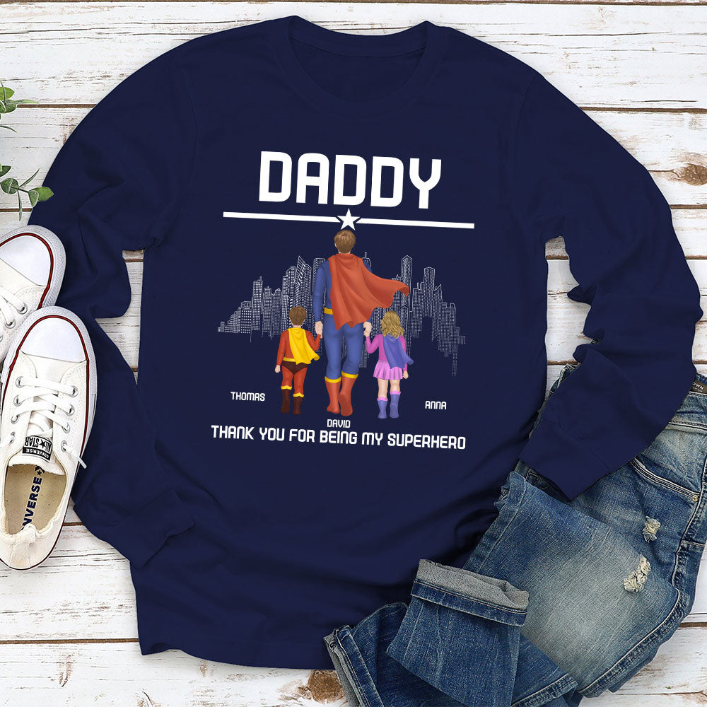 Superhero Dad - Personalized Custom Shirt