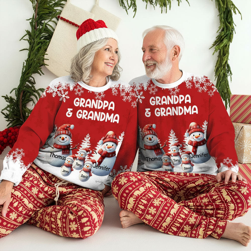 My Fav People Call Me Grandma Grandpa - Personalized Custom All-Over-Print Sweatshirt