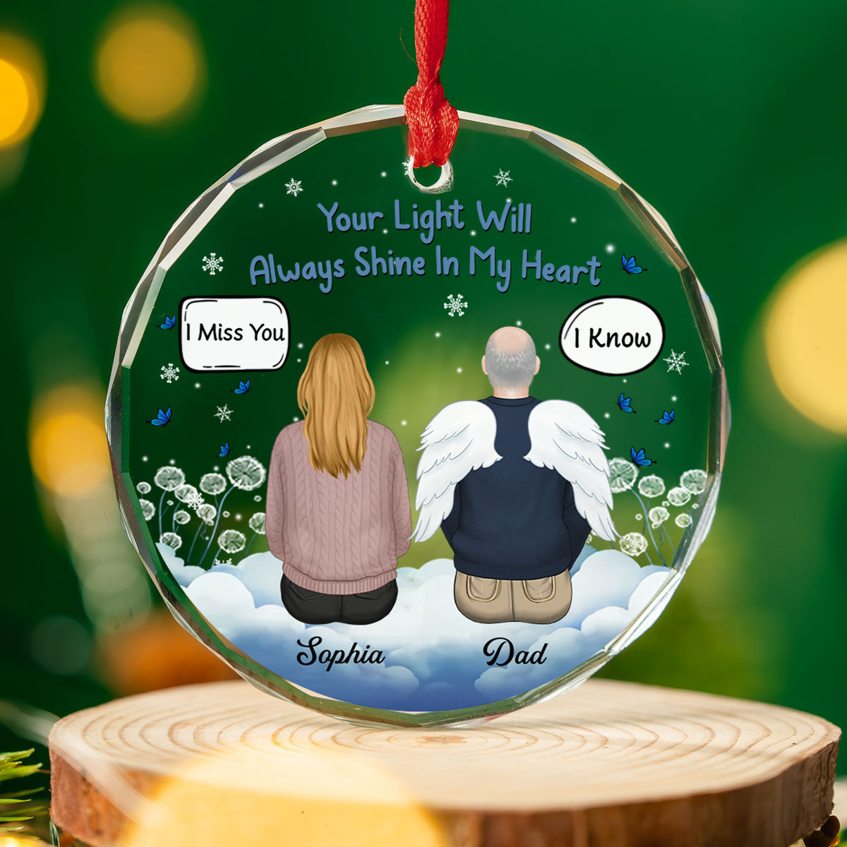 If Love Could Have Saved You - Personalized Custom Glass Ornament