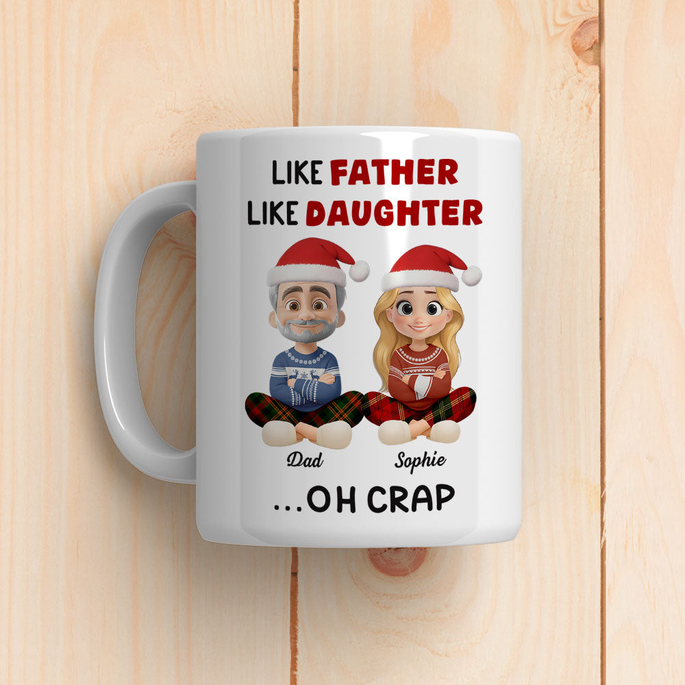 Like Father - Personalized Custom Coffee Mug