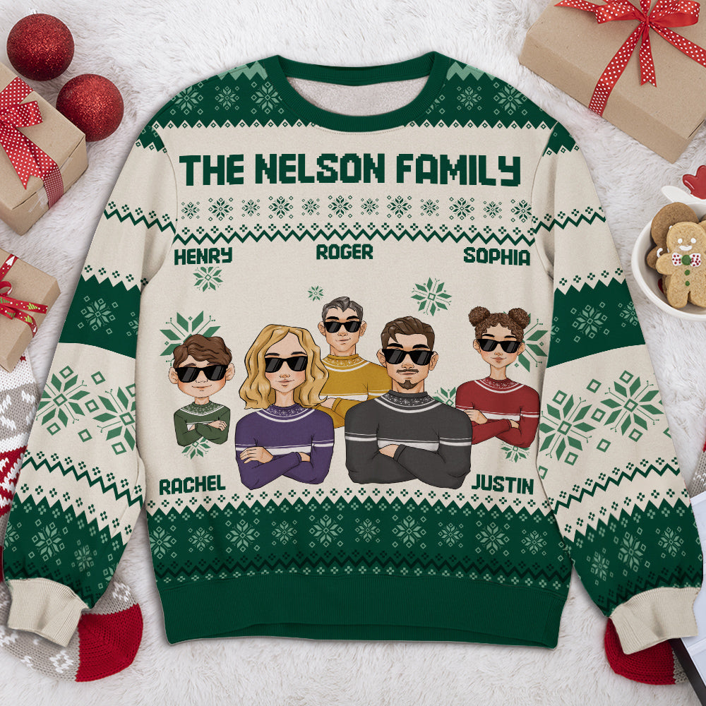 Family Together - Personalized Custom All-Over-Print Sweatshirt