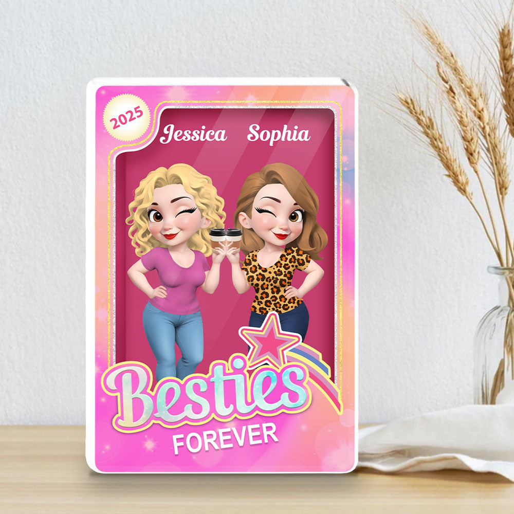 Besties Sisters - Personalized Custom Acrylic Plaque