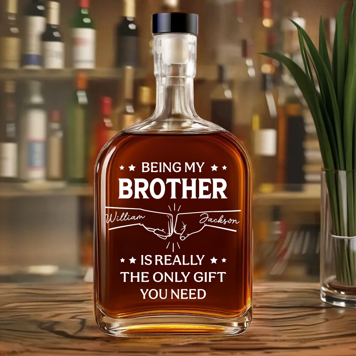 Your Best Gift - Personalized Custom Spirits Decanter