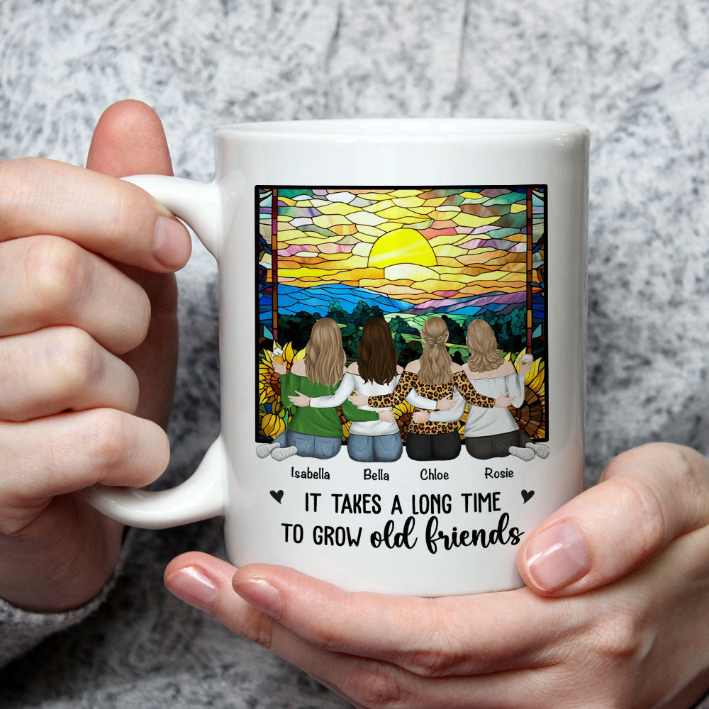Grow An Old Friend - Personalized Custom Coffee Mug