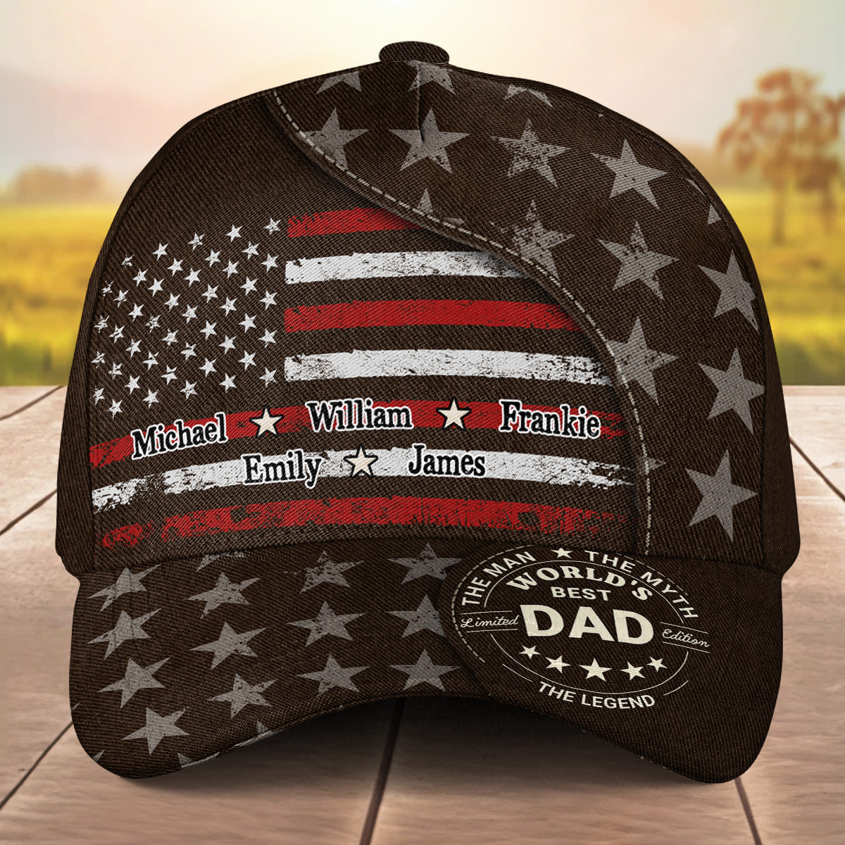 Dad You Are The Myth The Legend - Personalized Custom Classic Cap