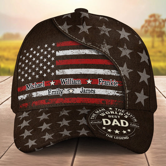 Dad You Are The Myth The Legend - Personalized Custom Classic Cap
