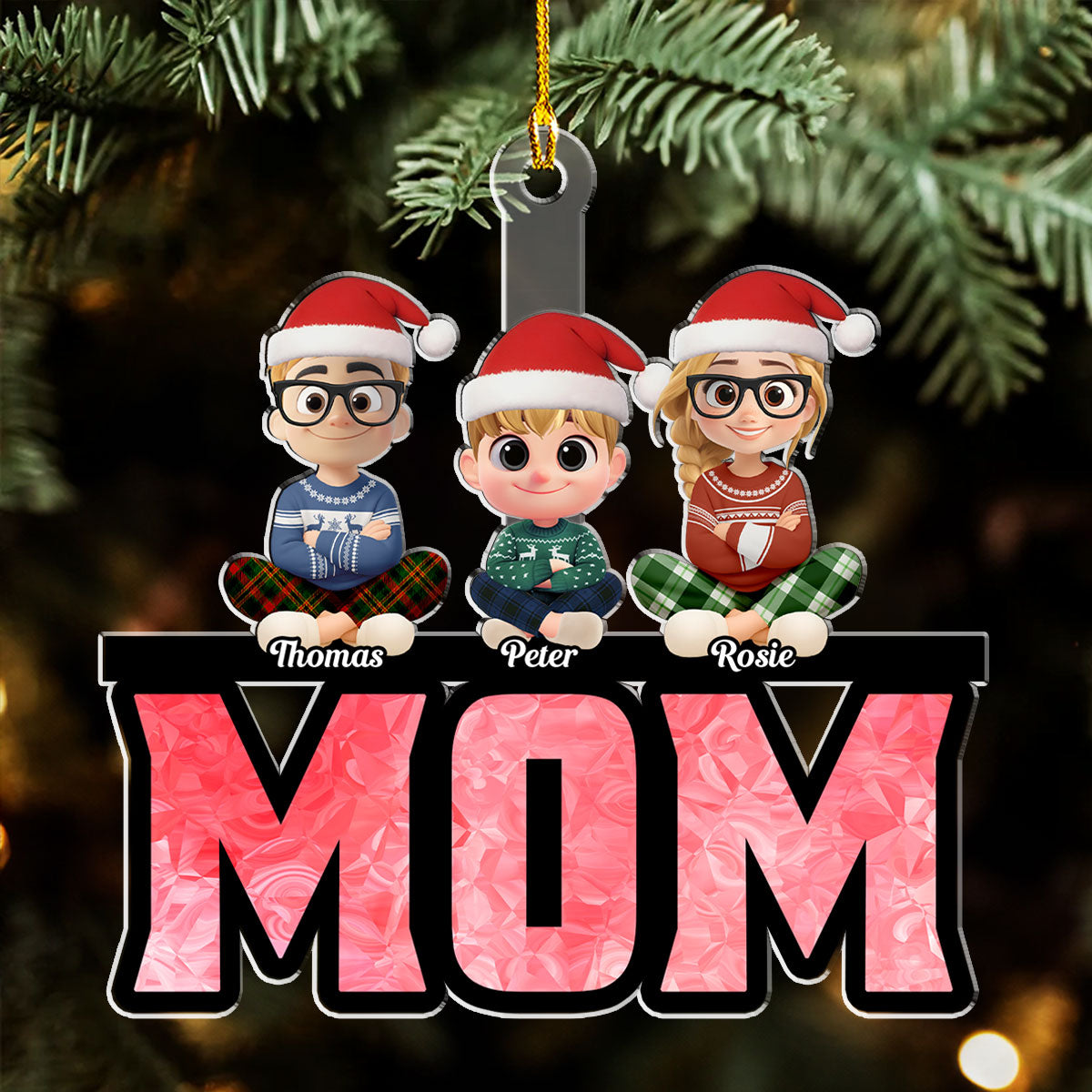 Mother Is Our Sunshine - Personalized Custom Acrylic Ornament