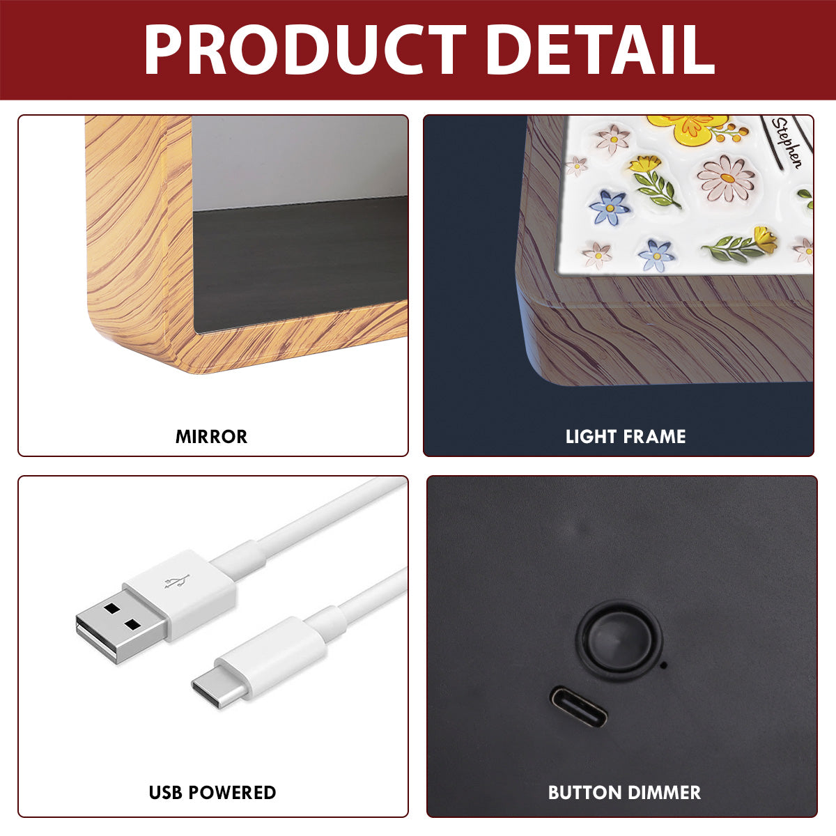 Hold Our Hand - Personalized Custom Magic Mirror