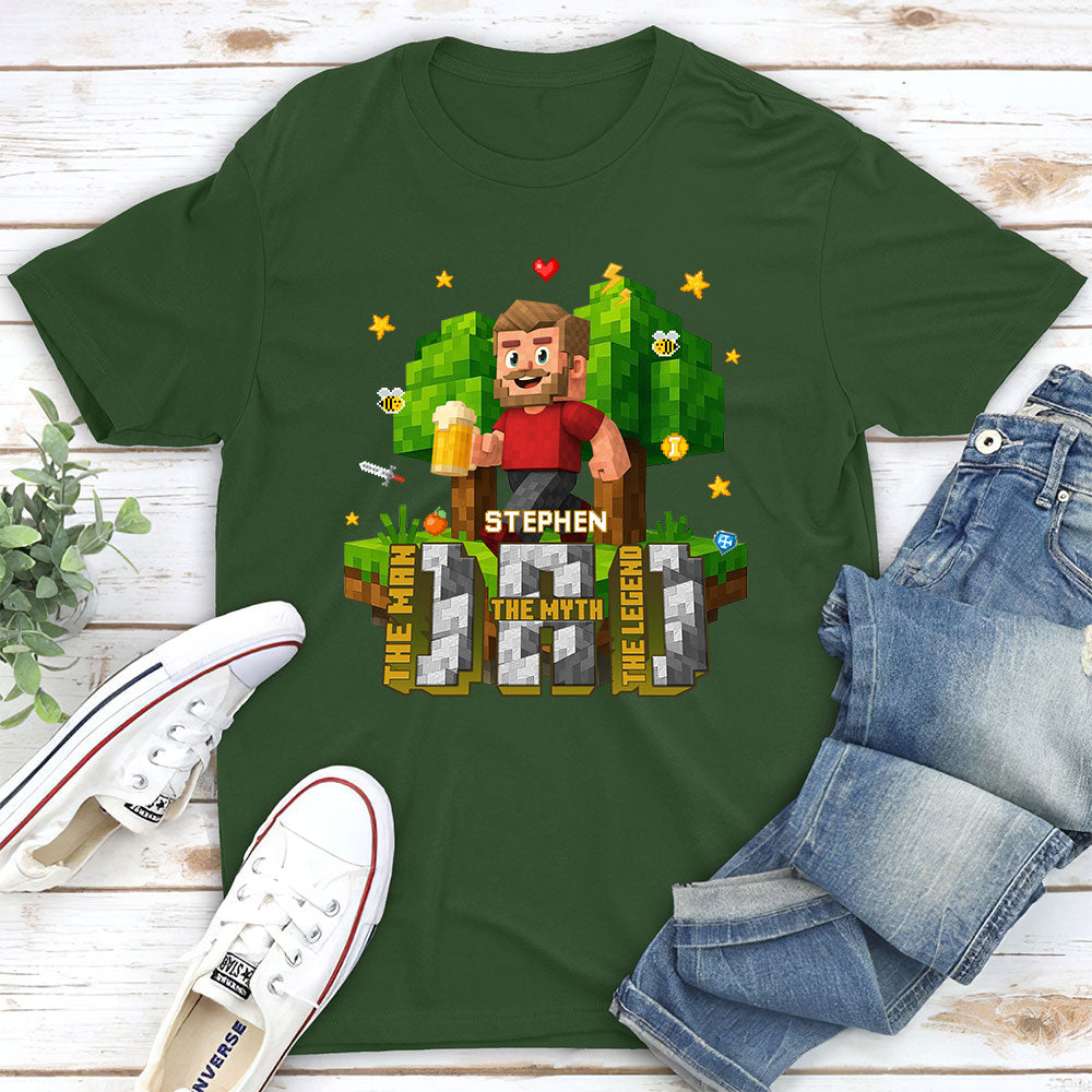 Dad The Amazing Pixel - Personalized Custom Shirt