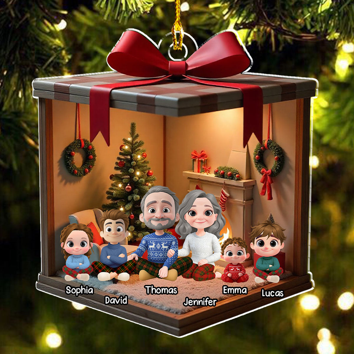 2025 Christmas - Personalized Custom Acrylic Ornament