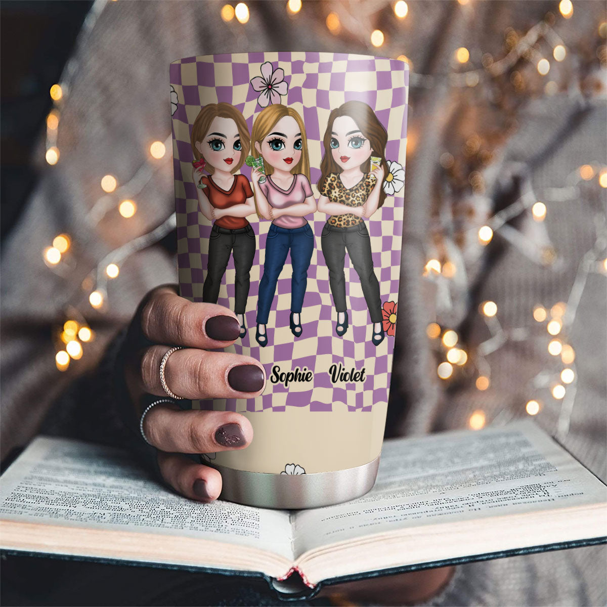 You Are Badass Bestie - Personalized Custom Tumbler