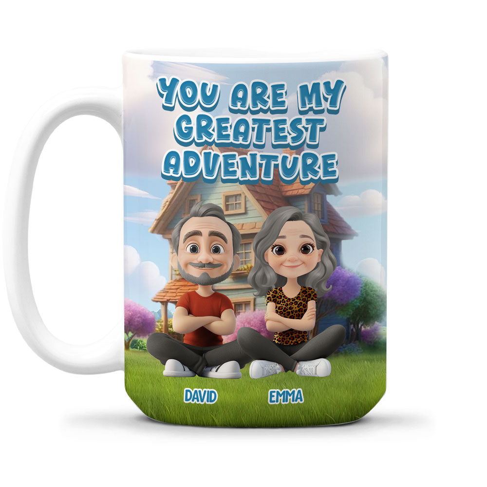 You Are My Greatest Adventure - Personalized Custom Coffee Mug