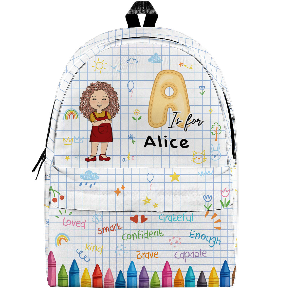 Back To School - Personalized Custom Backpack